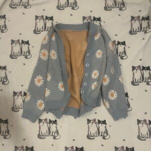 cute daisy cardigan